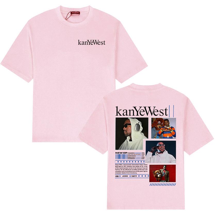Rapper Kanye West Album 2025 Graphic T Shirts Mens Gothic Retro Fashion Short Sleeve TShirt Hip Hop Clothing Cotton Top Tshirt