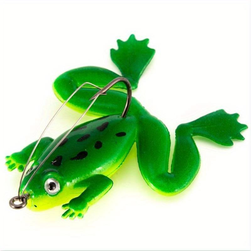 10pcs Rubber Frog Soft Fishing Lures CrankBait Tackle 6cm Frogs Fishing Lures Baits