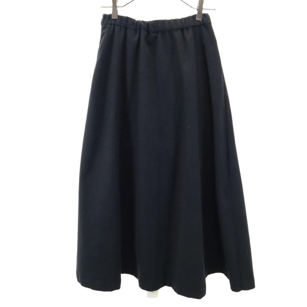 AMERI UNDRESSED Wool Blend Long Length Flare Skirt S Black Series Women Used