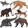Animal Figurine Simulated Desktop Decoration Mammoth Megalodon Dire Wolf Ancient Animals Model Sculpture Educational Toys for Home