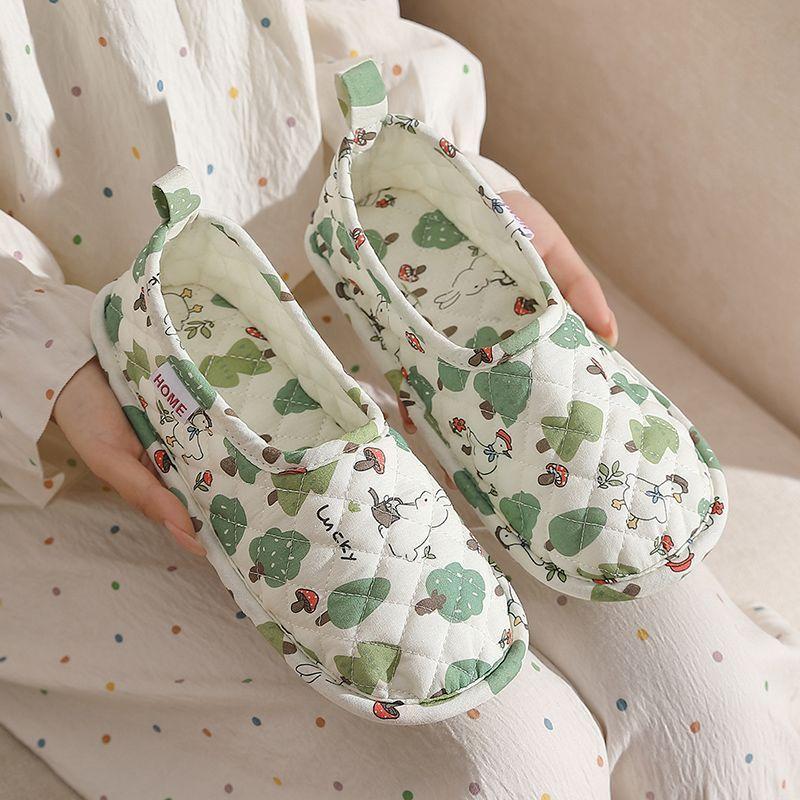 Climbing mat slippers new indoor home all-inclusive heel cotton slippers breathable silent confinement shoes summer thin