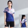 Quick Dry Badminton Set Men Women Breathable Sportswear Tennis Pickleball Volleyball Training Competition Team Uniform