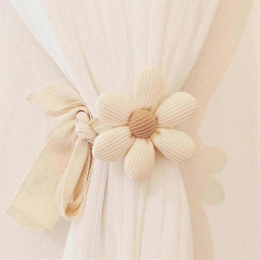Flower Shape Window Curtain Bundle Band Kids Room Hanging Curtain Holders Tie Backs Curtain Accesso