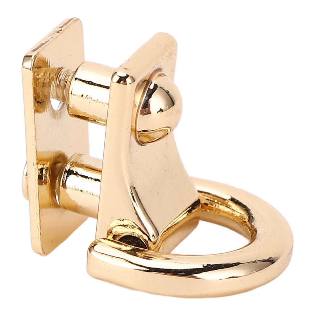 20 Pcs D Ring Rivet 15x8.5mm Zinc Alloy Iron D Ring Stud Screw for Handbag Backpack Pet Collar