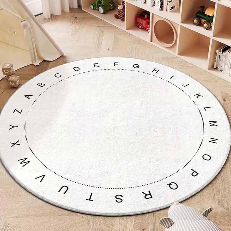 Circular Carpet Living Room Cloak Room Study Floor Mat Cartoon Children's Room Bedroom Bedside Carpet