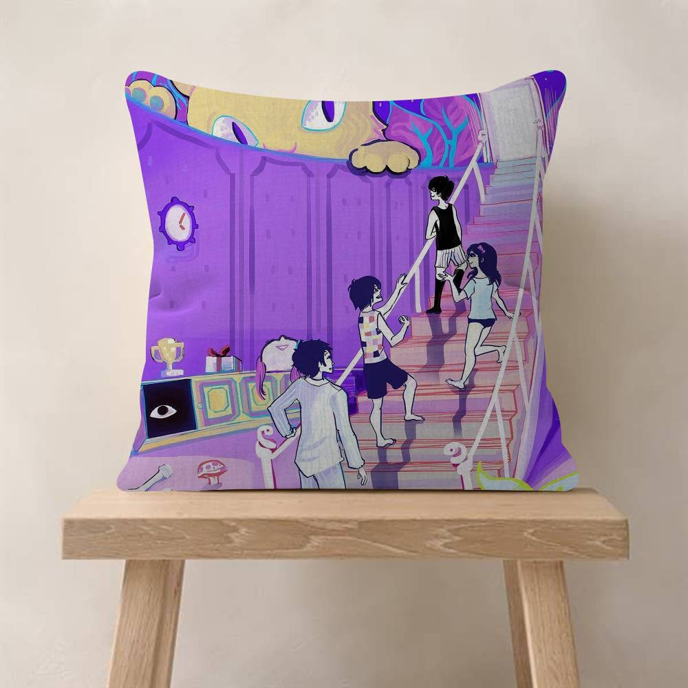 Hot Game OOmori Cushion Cover Pillow Cover Decor Pillowcase Printed Cushion Case For Couch