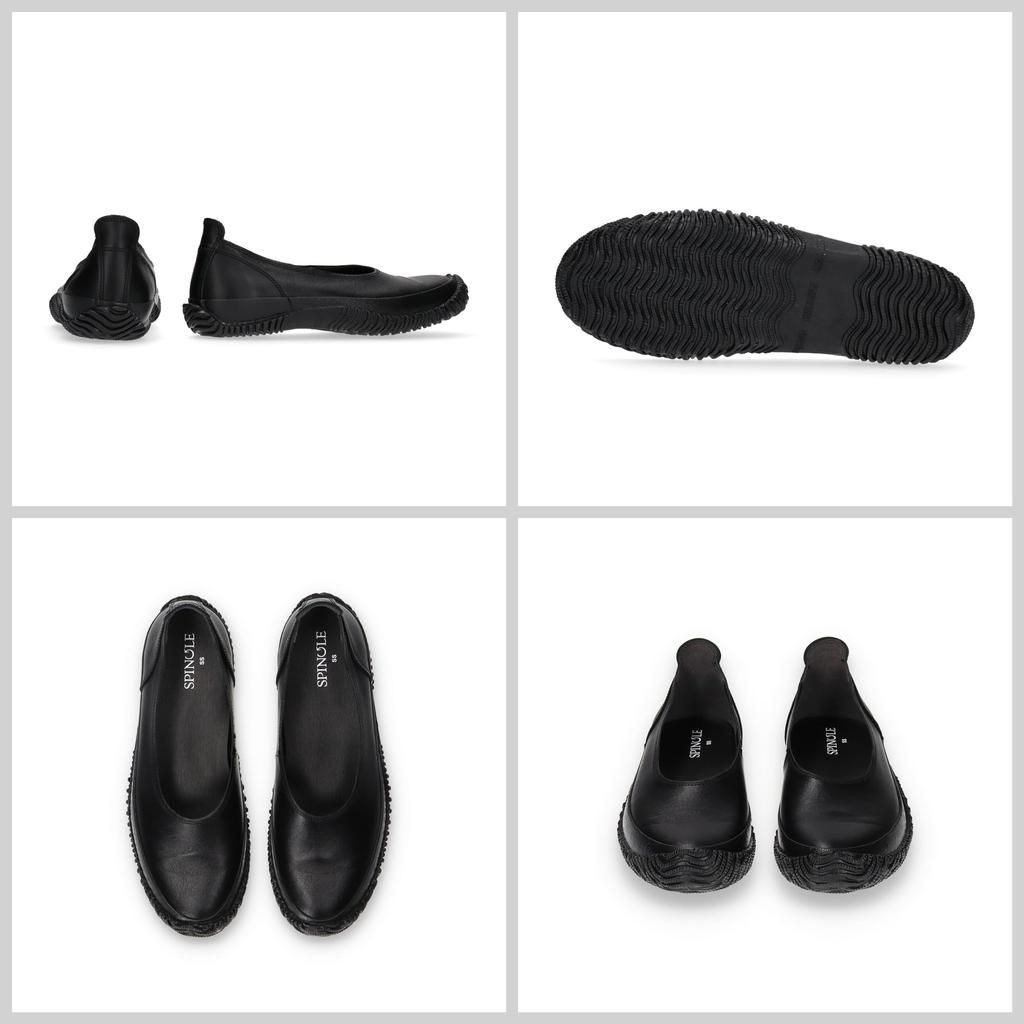 S Size Sneakers [Spingle] SP-1811 Black/Black (24.5cm) Women's