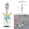 Charms Plata De Ley 925 copper Original Devil's Eye Perfume Bottle Bow Silicone Spacer Beads Women Bracelet DIY Zircon Pendants