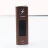 Windproof Plasma Arc Lighter Rechargeable Single Jet Flameless Metal Tool for Camping Outdoor Men's Gift Zinc Alloy Compac