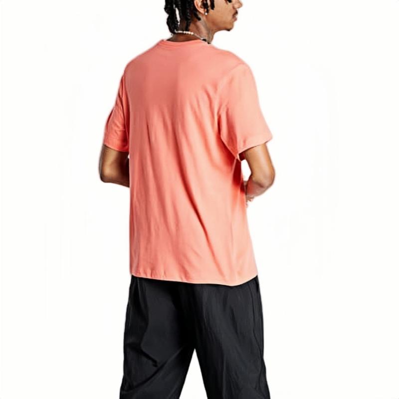 Nike Casual Comfortable Breathable Round Neck Short Sleeve Moisture Wicking Dopamine T-Shirt Men T-Shirt Orange DJ1402-814