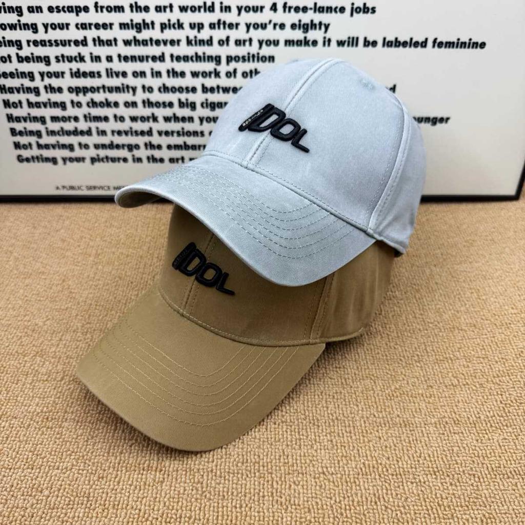 Simple IDOL Alphabet Baseball Cap Men's and Women's Soft Top Comfortable Visor Casual Versatile Cap