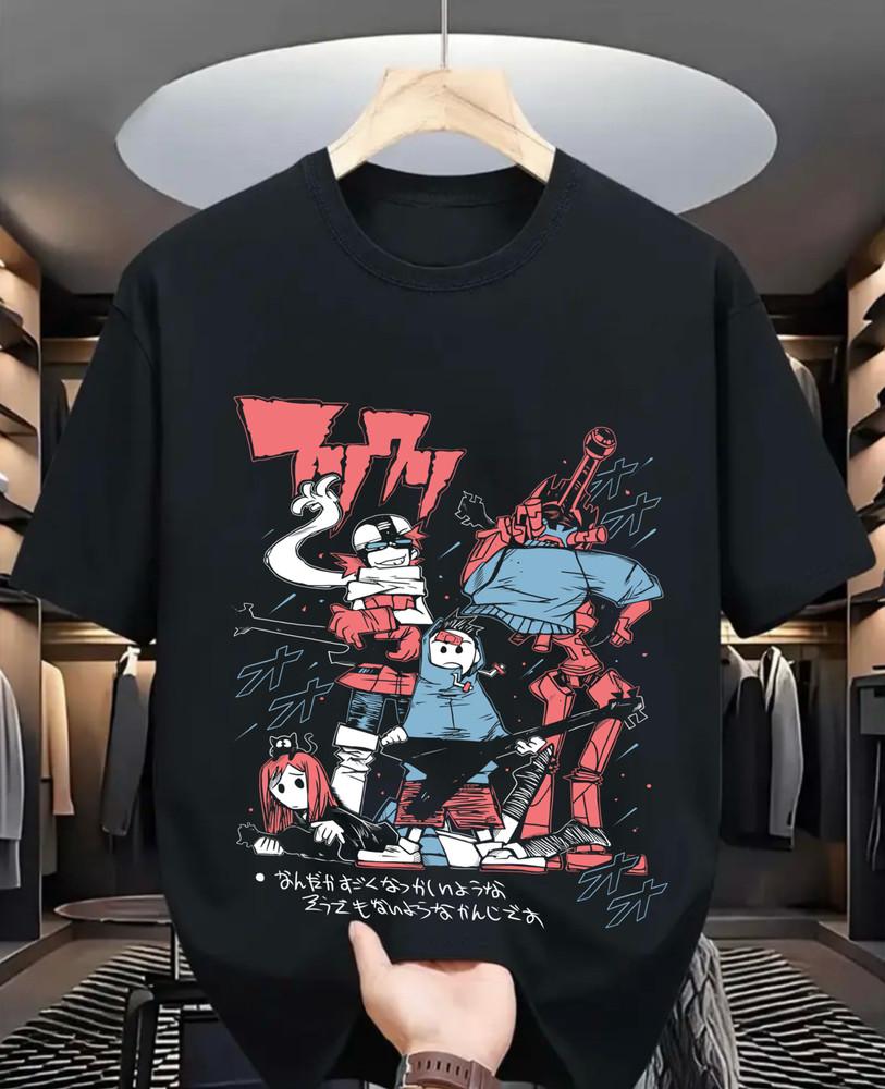 

Харуко Харухара Новая футболка FLCL fooly cooly аниме Футболка Харухара подарок мультфильм 3XL