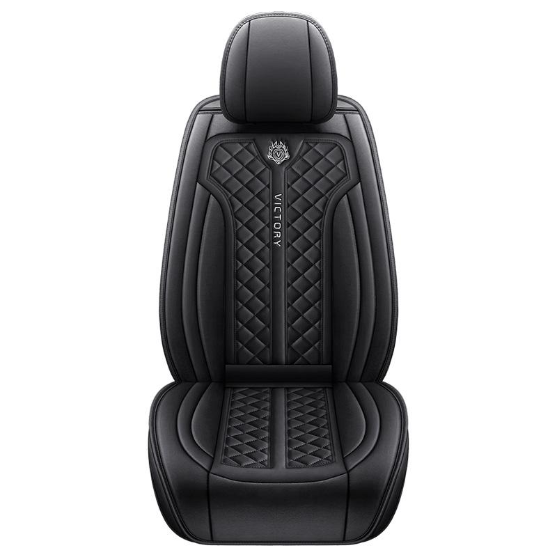 1PC Car Seat PU Leather Car Seat Covers Breathable Waterproof Leather Automotive Seat Covers for Cars SUV Truck Sedan Universal Anti Slip Seat Cover