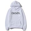 Kendrick Lamar Damn Letter Print Hoodie Herren Hip Hop