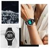 Digital Wristwatch for Women, Slim Design, Unisex, Stylish, Waterproof, Black, Simple, Sporty Watch with Multifunctional Features: Alarm/Date/Day/Stop