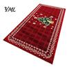 Holiday Area Rug for Living Room Christmas Bedroom Rug, Soft Imitation Cashmere Non-Slip Washable Festive Easy Care Floor Runner Entryway, Room,