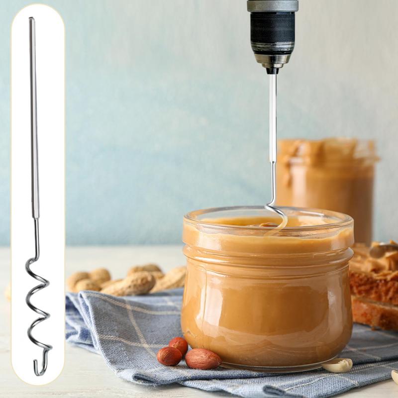 Stainless Steel Peanutes Butter Mixer Food Grade Material Butter Sauce Mixer Household Manual Mixing Tools Kitchen Gadgets