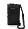 Sac de téléphone à bandoulière pour femmes, petit sac à main à bandoulière, pochette, cuir, fermeture éclair, sac à main, porte-cartes