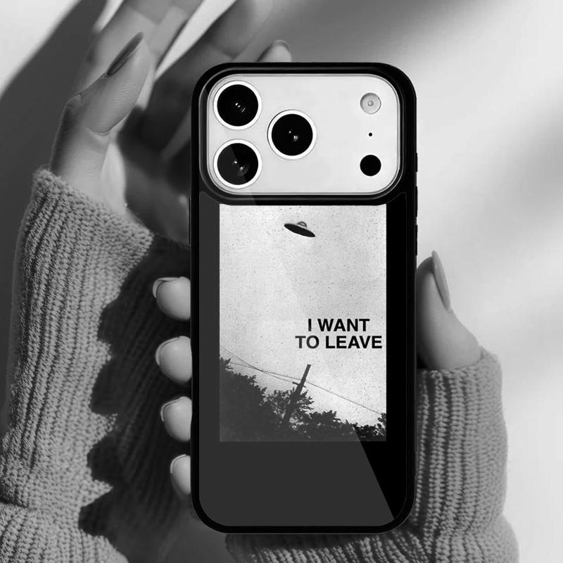 Best The X Files I want to Believe Phone Case for iPhone 17 16 15 14 13 Pro Max Back Cover for 12 11 Pro Coque