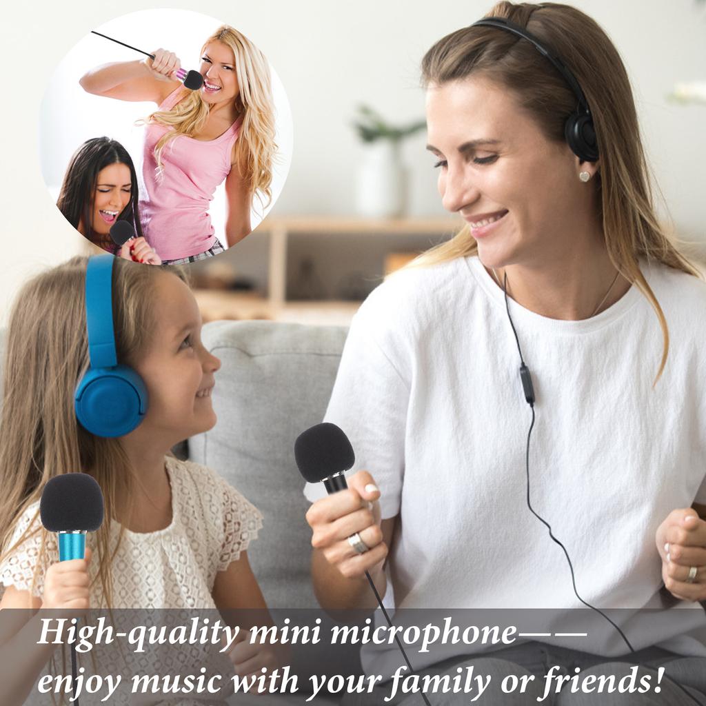 5Pcs Mini Microphone With Omnidirectional Stereo Mic For Voice Recording
