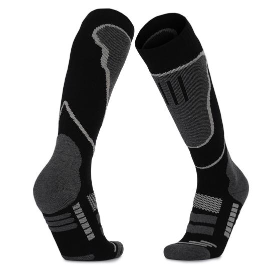 Yousheng Stretchy Ski Socks Men Women Knee High Thermal Athletic Socks Compression Shock Absorption Winter Socks for Snowboarding Hiking Hunting