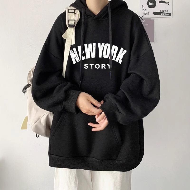 Hooded Sweatshirt Men's New Autumn and Winter Loose Student Versatile Jacket