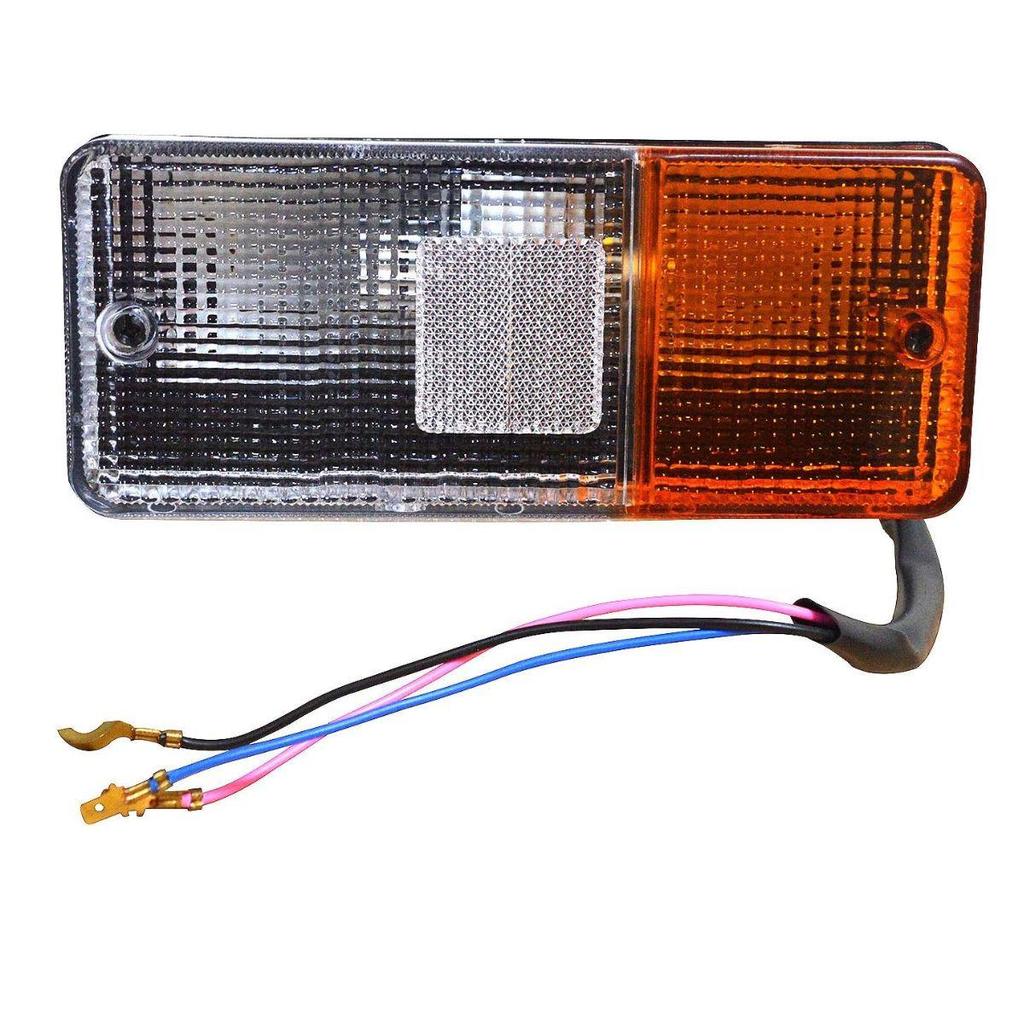 Farmtrac Tractor Indicator Lights – Side Lamp Assembly with 12V Bulbs | Compatible with New Holland, Swaraj & Farmtrac Tractors (2-Pack)