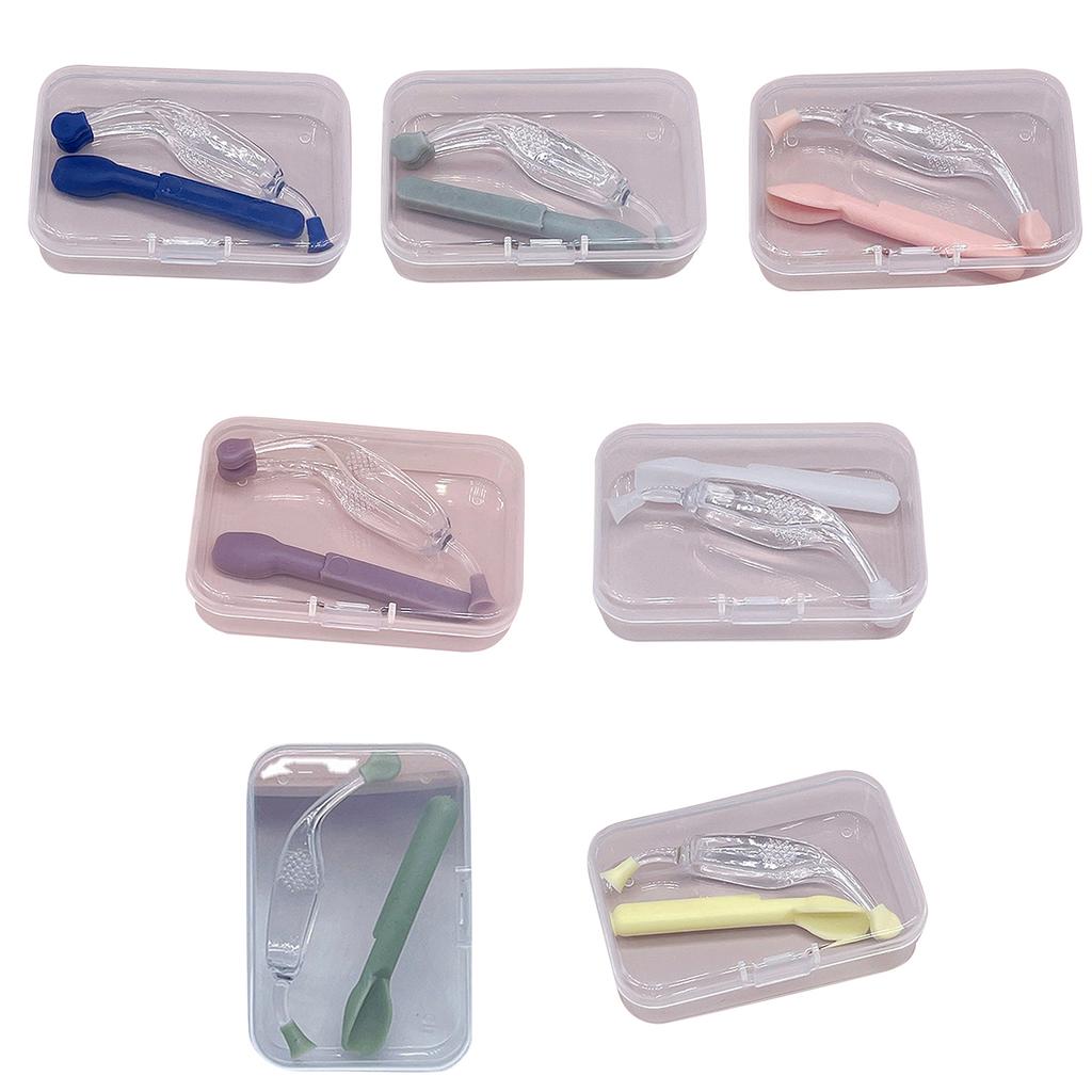 Contact Lens Insertion and Removal Tool Set with Soft Silicone for Students Office Workers House