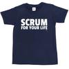 1Tee Kids Boys Scrum For Your Life Rugby T-Shirt