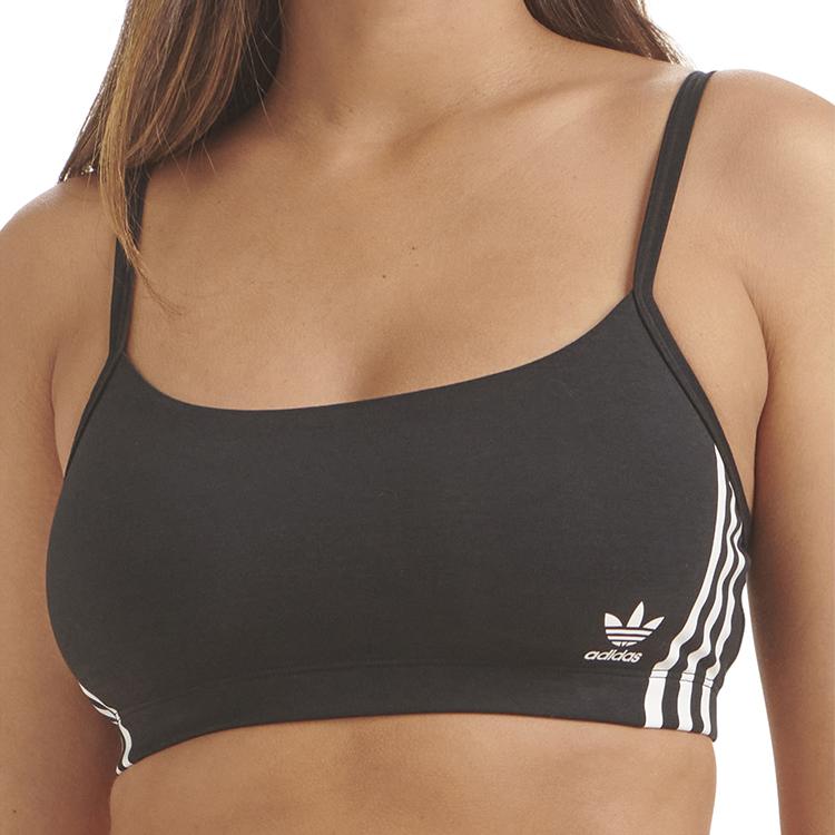 Adidas Originals Simple Comfortable Wireless Bra Women Underwear Black 4A4H00-000