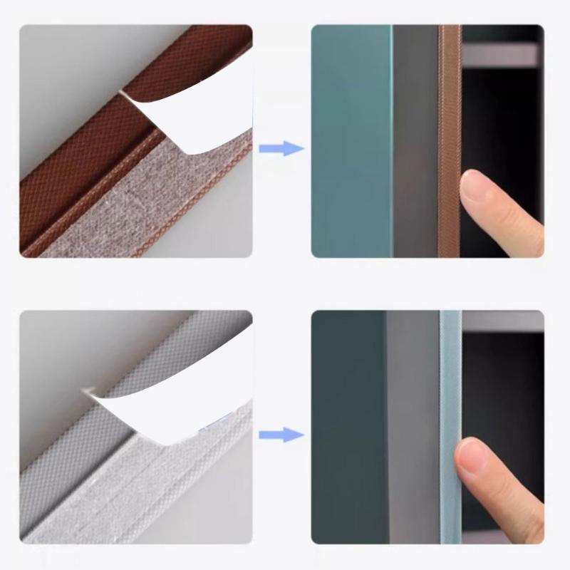 3 Meter Praktische Schranktür-Dichtungsleisten L-förmiges Design für Hohe Schalldämmung und Staubbeständigkeit