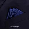 Men's British Red Pocket Square for Business or Wedding