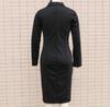Women's V-Neck Double-Breasted Waist-Cinching Suit Dress, Autumn/Winter 2025 Collection
