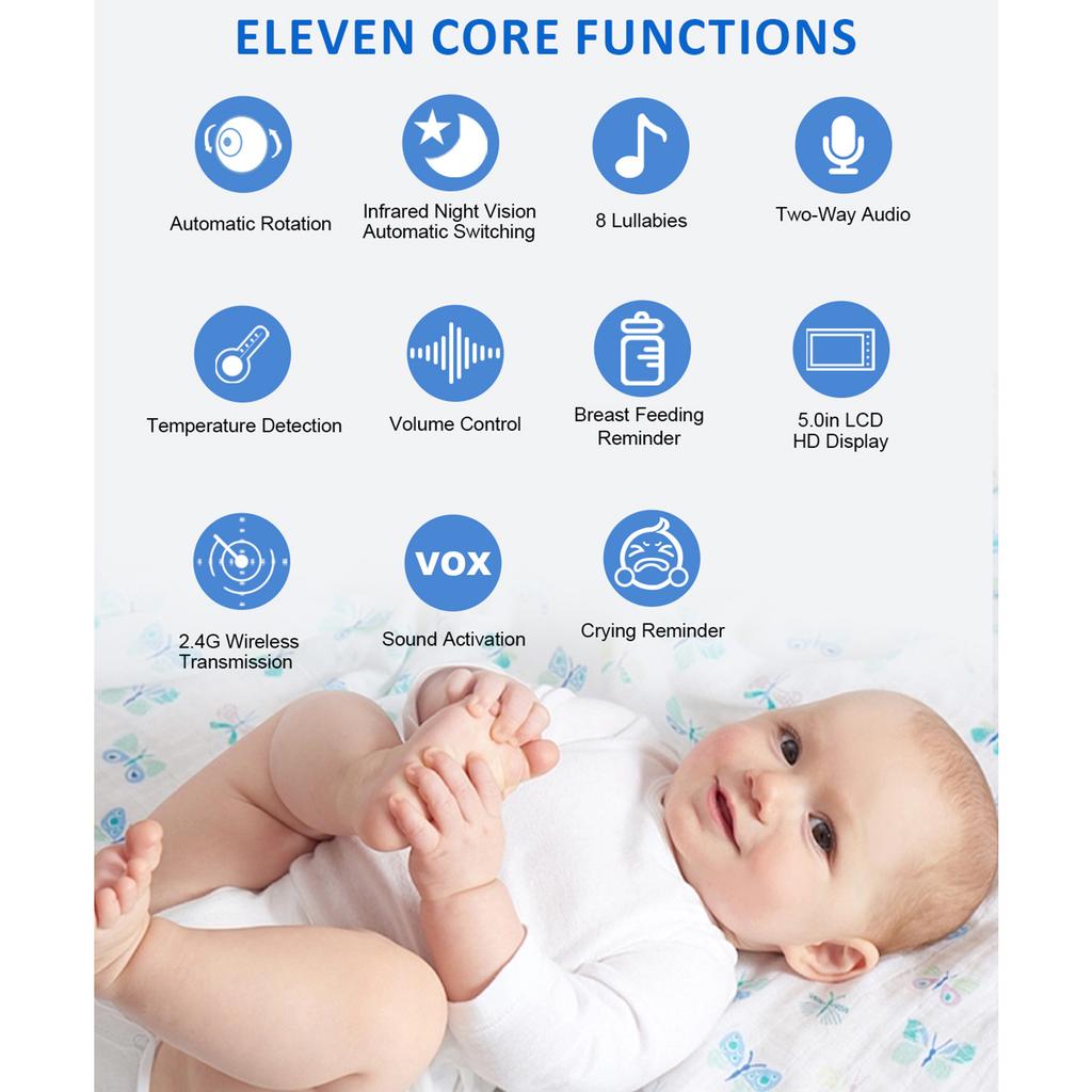 babymonitor-Babysitter Baby Monitor Infant Surveillance Device