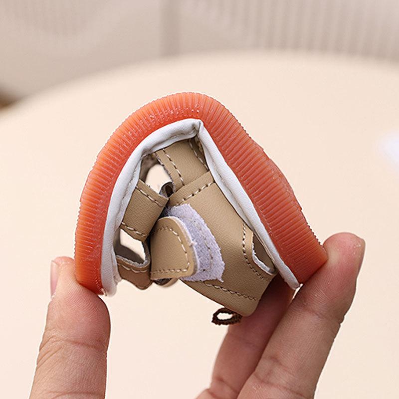 Summer Boys and Girls Toddler Shoes 0-1-2 Year Old Baby Soft Sole Bag Head Cartoon Sandals Called Shoes