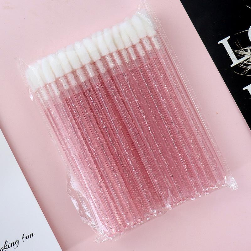 Colorful Portable Crystal Lip Brush Replacement Head for Lipstick and Gloss