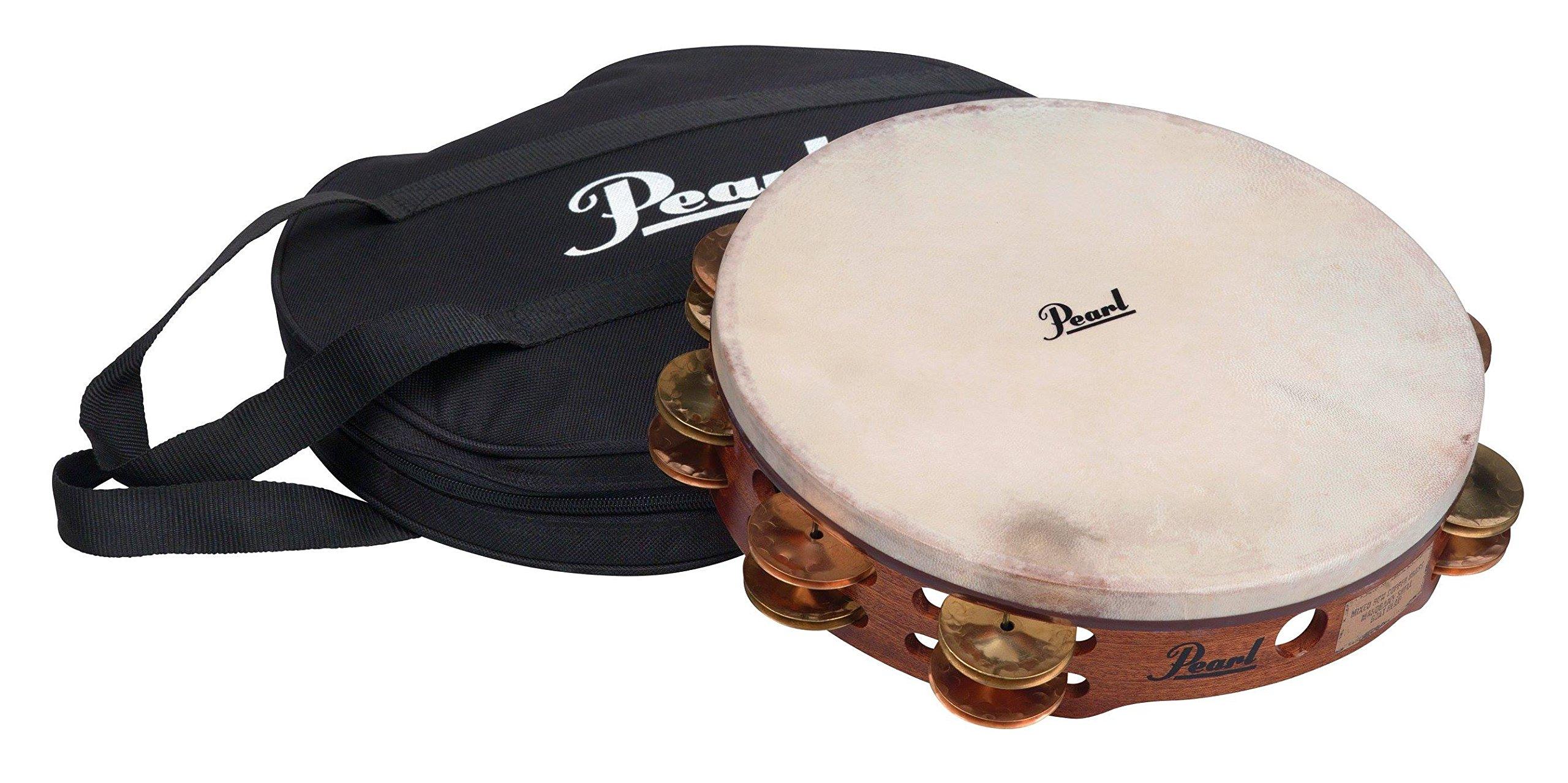 

Pear Orchestra Tambourine Jingle Copper & Brass PETM-1018CR