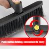 Multipurpose Windshield Ice Scraper Tool 9.4 Inch Soft Bristle Snow Brush Nonslip Foam Grip Suitable For Winter Cleaning