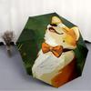 1pc Dapper Canine Automatic Open/Close Umbrella with One Touch Button,, Windproof Design   Lightweight Portable Umbrella for Women & Men6075