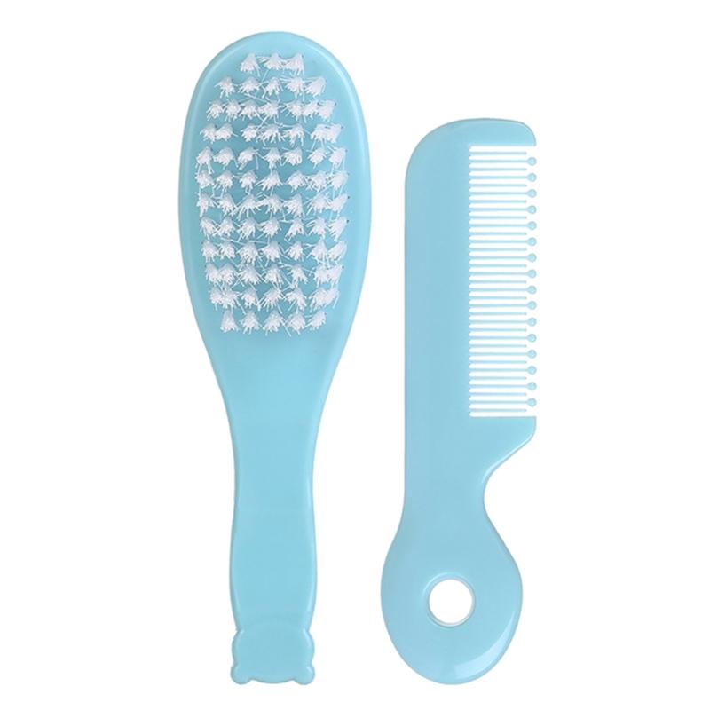 Baby Hair Brush Hair Comb Set Toddler Bathing Brush Newborn Head Massager Brush Infant Hair Grooming Comb Bath Brush