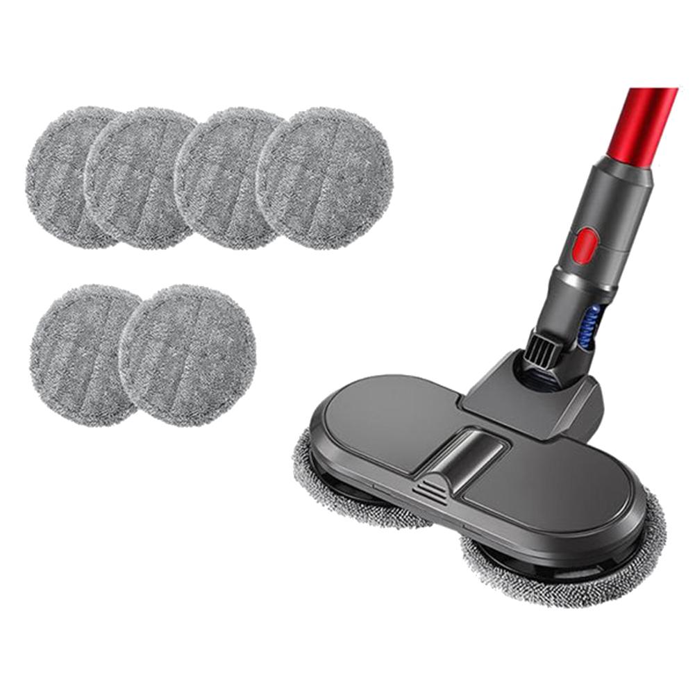 10 Pcs Microfiber Mop Cloth for Dyson V7 V8 V10 V11 Wet Dry Electric Mop Head Brush Mopping Pad Vacuum Cleaner Parts