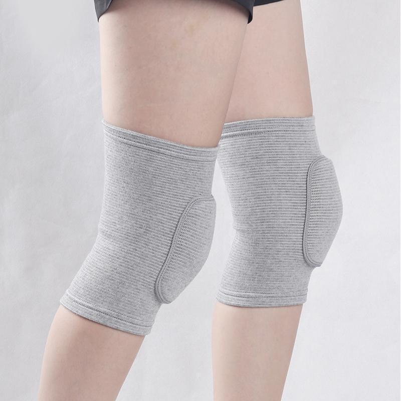 1Pair Compression Knee Pads Non-Slip Breathable Knee Support Braces Anticollision Sponge Soft Knee Pads