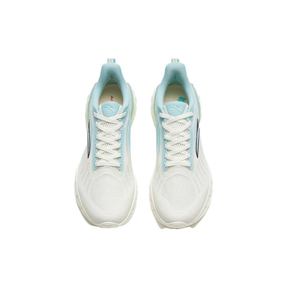 New Anta Anti Slip Wear Resistant Low Top Running Shoes Men's White Blue 112325520-1