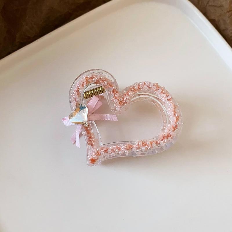 

Бантик Цветок Любовь Розовый Заколка Фея Ветер Милый Универсальный Аксессуар для Волос Стильный Простой Нишевый Головной Убор Женский