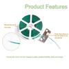 20/50/100m Garden Cable Ties Plant Climbing Lines Flower Plant Support Strap Tie Plant Bundle Iron Wire Plant Twist Ties