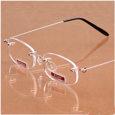 Occhiali da lettura ultraleggeri senza montatura Occhiali unisex senza montatura ad alta definizione