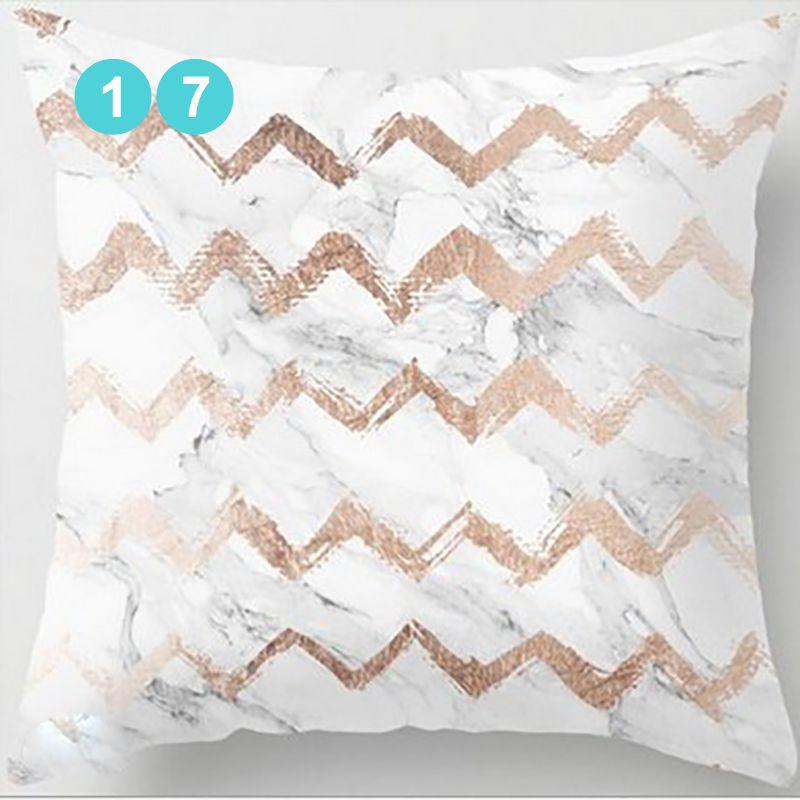 Luxurious Gold Pattern Jeanette Cloth Cushion Cover For Stylish Home Decor