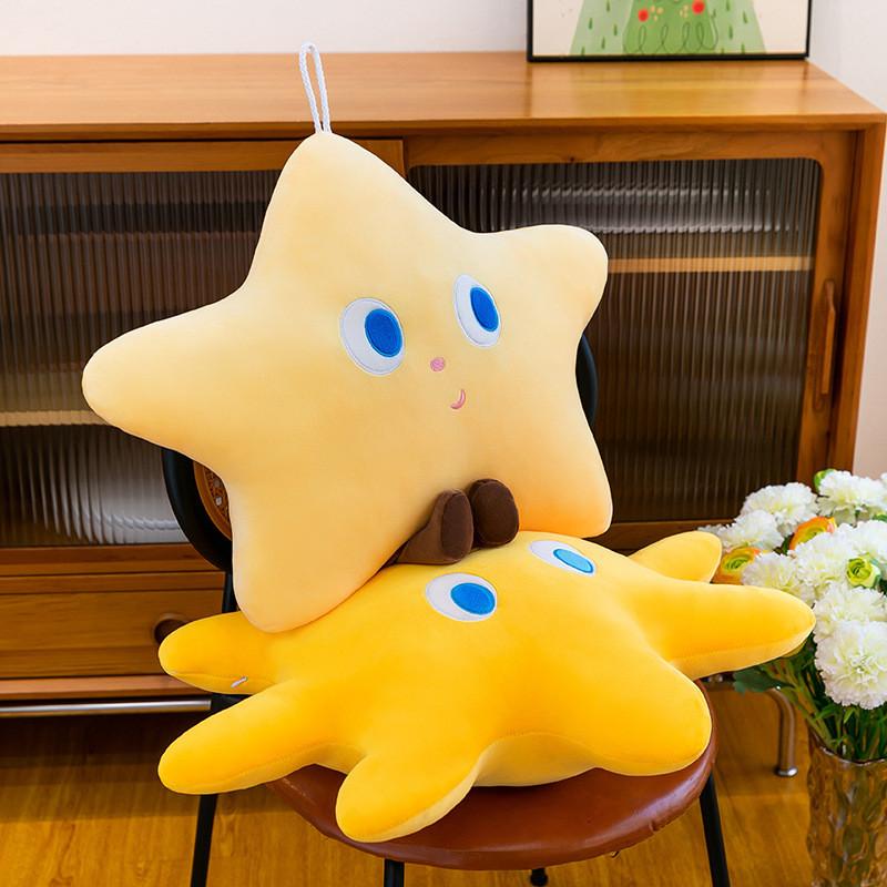 Star Cartoon Plush Pillow With Pp Cotton Fill For Relaxing Bed And Sofa Decor