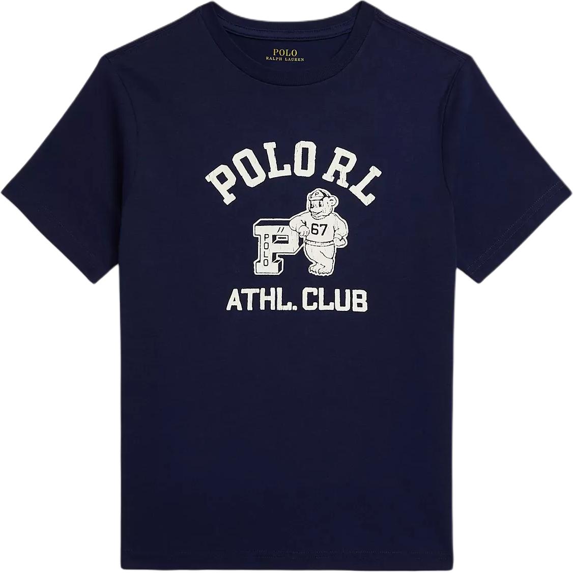

Футболка Polo Ralph Lauren Хлопок Круглый вырез С принтом Короткий рукав Детские топы 323981269-001 L