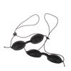 Safety Goggles Eye Protection Glasses Tanning Goggles Eyewear Eyepatch for Patients In IPL Infrared LED Light Therapy Silicone